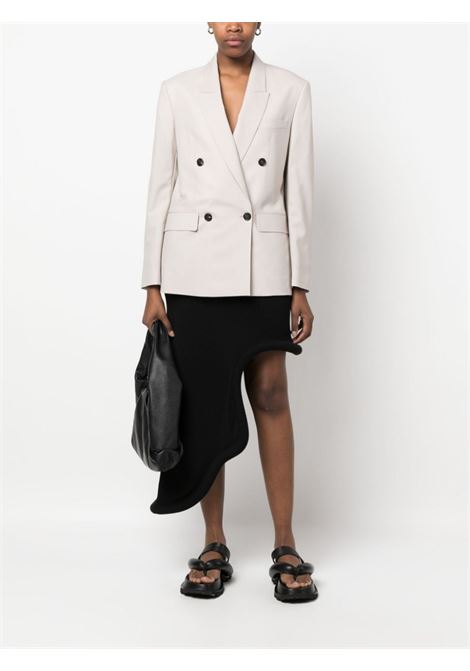 Beige double-breasted blazer - women LOW CLASSIC | LOW23SCBZ050LB